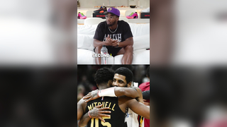 Donovan Mitchell talks about Kyrie and his game #KyrieIrving #NBA #basketball #fyp