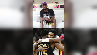 Donovan Mitchell talks about Kyrie and his game #KyrieIrving #NBA #basketball #fyp