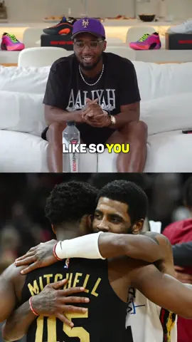 Donovan Mitchell talks about Kyrie and his game #KyrieIrving #NBA #basketball #fyp