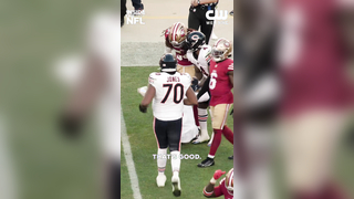 fred looking out for the rook #fredwarner #calebwilliams #nfl #micdup #chicagobears #sanfrancisco49ers