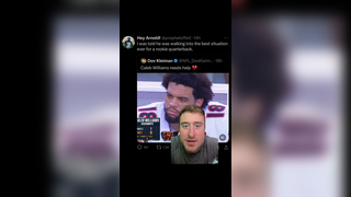 Caleb is really good #greenscreen #calebwilliams #nfl #nfltiktok #chicagobears #football #lioli