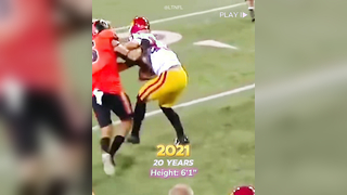 Caleb Williams evolution #calebwilliams #evolution #nfl #americanfootball #thenandnow #ChicagoBears