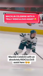 Macklin Celebrini is just 18 and already looking like a vet out there . (Via: @NHL) #hockey #nhl #sanjose #california