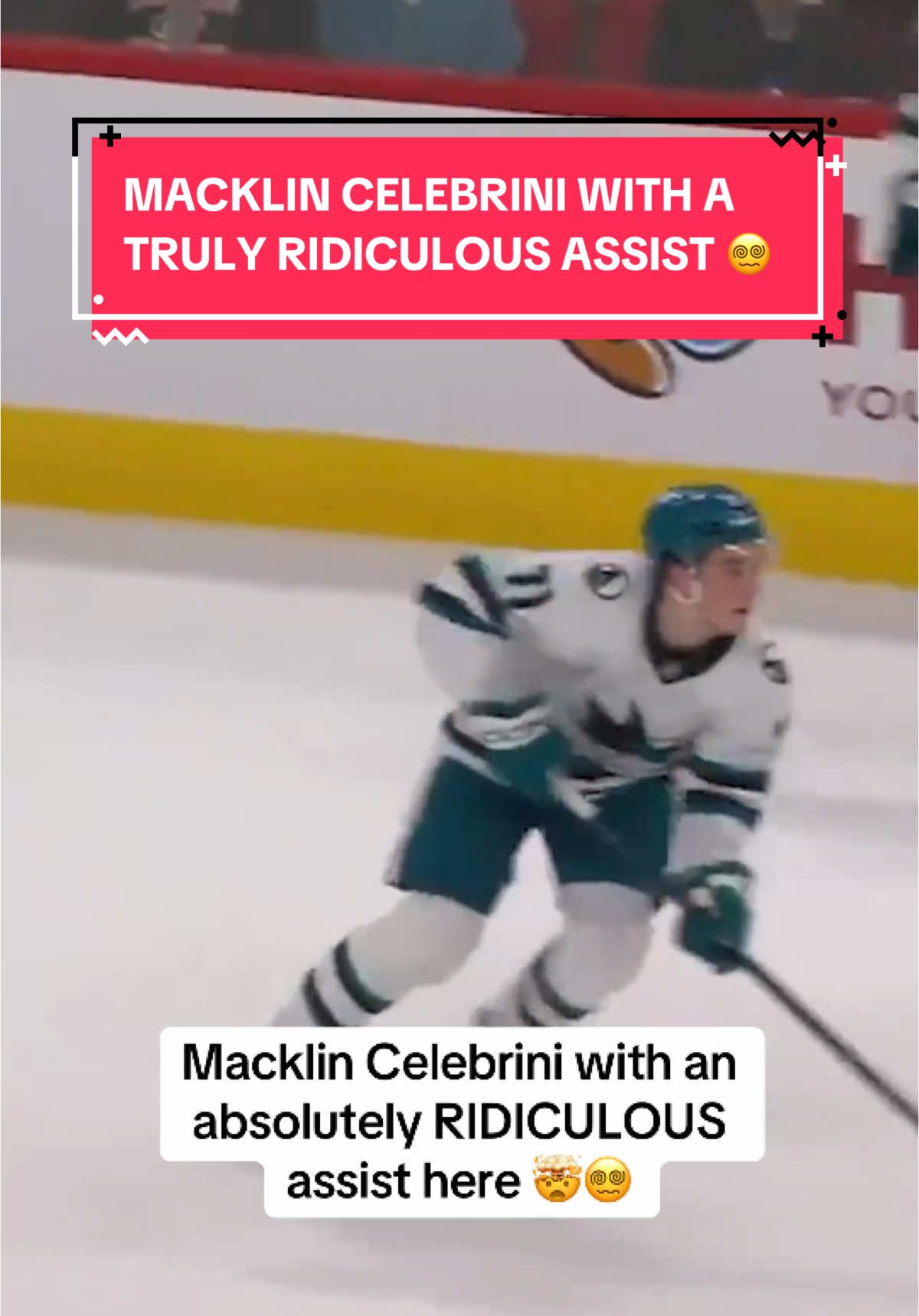 Macklin Celebrini is just 18 and already looking like a vet out there ‍ . (Via: @NHL) #hockey #nhl #sanjose #california