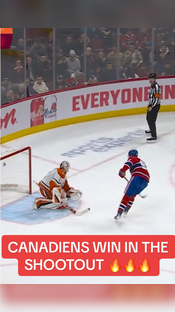 THE MONTREAL CANADIENS WIN IN THE SHOOTOUT #nhl #montreal #hockey