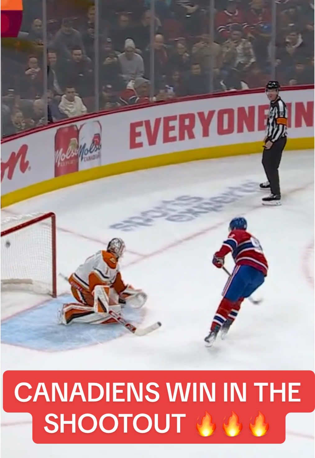 THE MONTREAL CANADIENS WIN IN THE SHOOTOUT #nhl #montreal #hockey