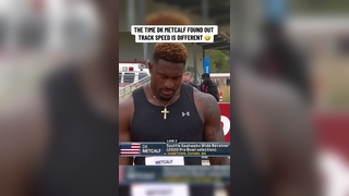 10.36 is respectable tho #dkmetcalf #nfl #nflfootball #nfltiktok #trackandfield #usatf #speed