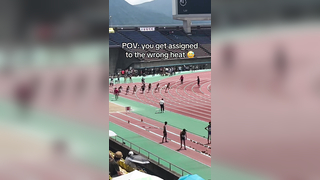 Left everyone out of the frame #trackandfield #sprinter #speed