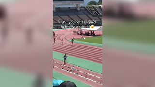 Left everyone out of the frame #trackandfield #sprinter #speed