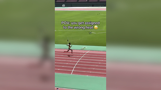 Left everyone out of the frame #trackandfield #sprinter #speed