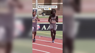 Walking with a purpose #trackandfield #speedwalking #finishline (aautrackandfield/IG)