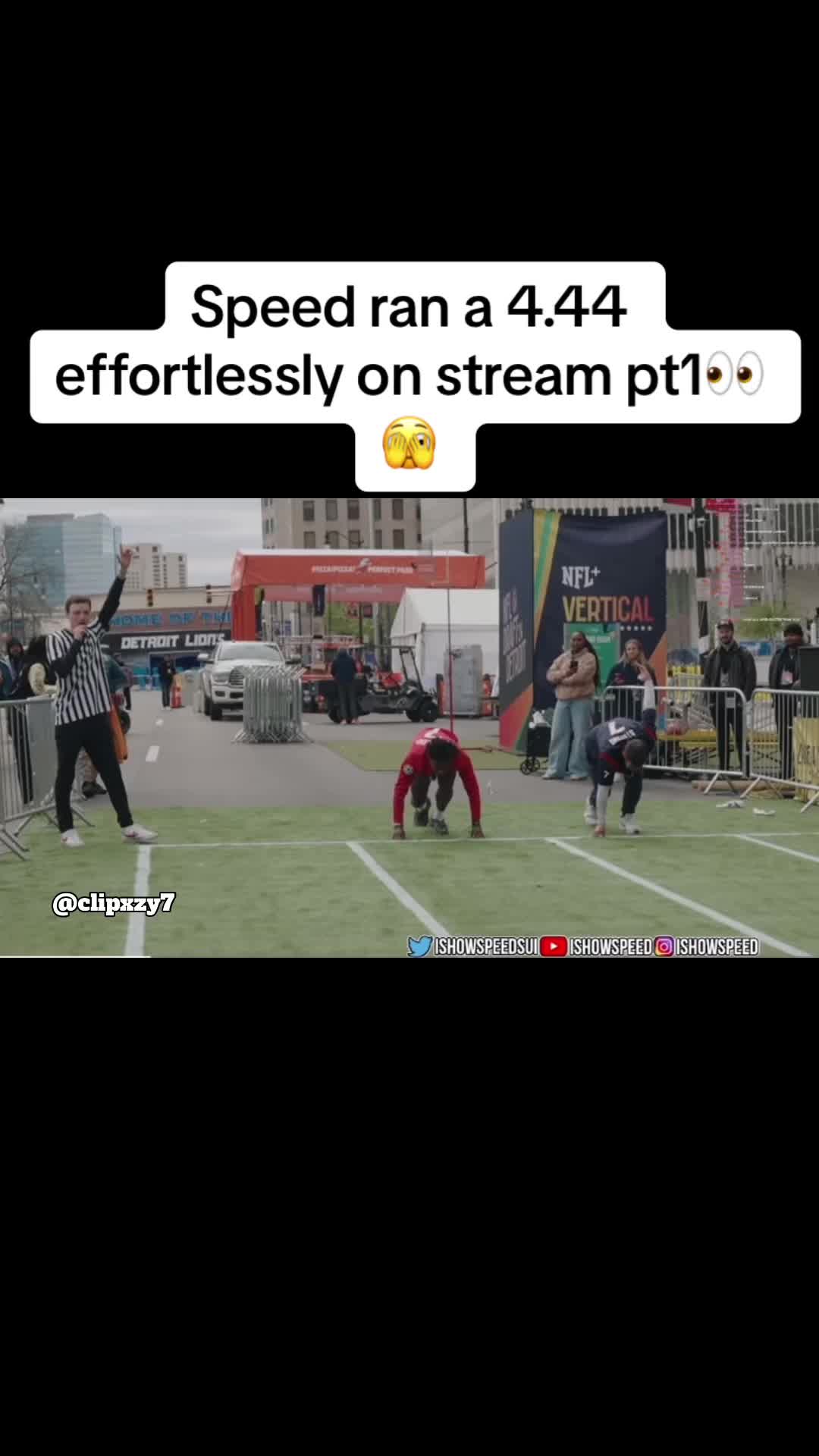 Why bro so fast #fyp #foryoupage #speed #ishowspeedclipz #trending #track