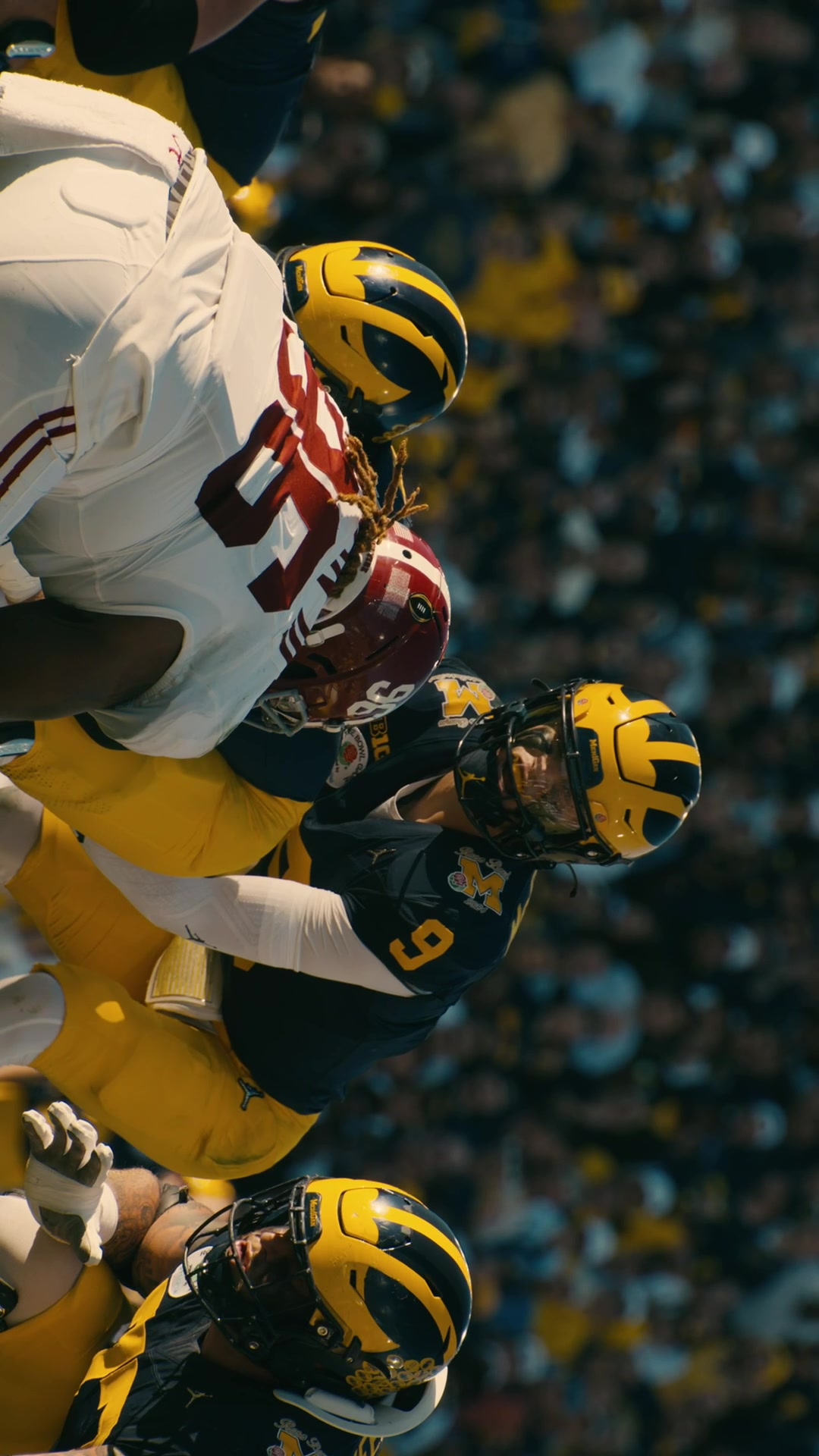 The Rose Bowl #GoBlue #RollTide #cinematography #football