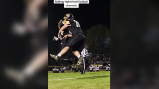 highschool football but make it cinematic