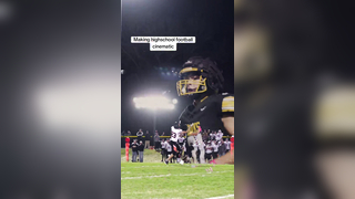 highschool football but make it cinematic