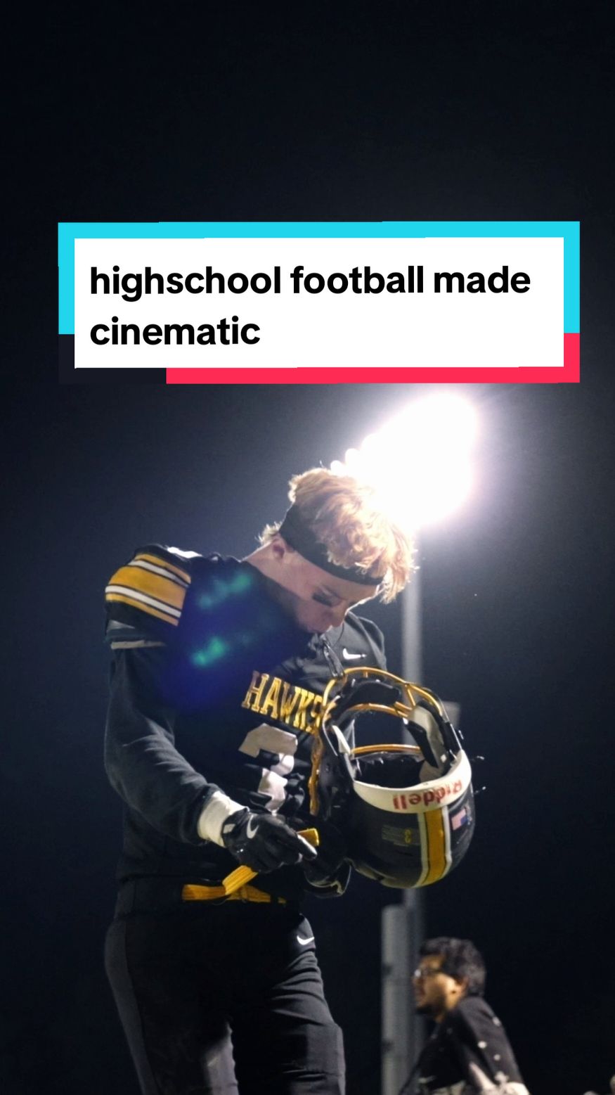 highschool football but make it cinematic