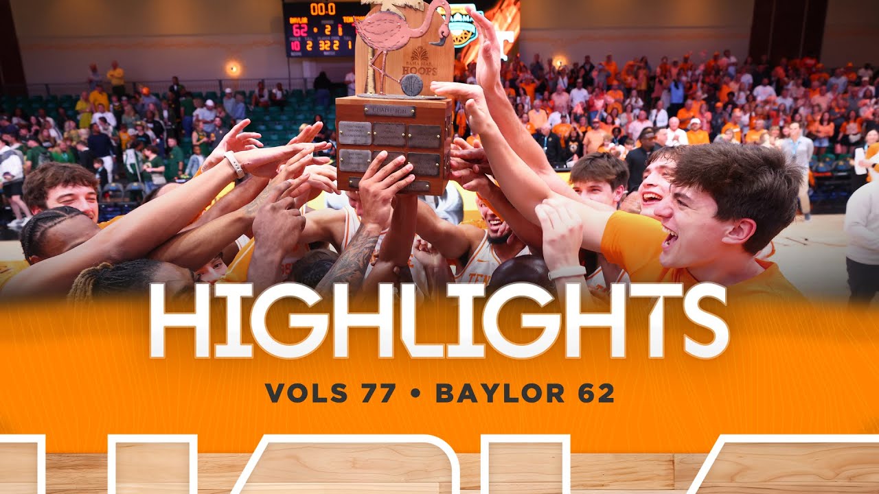 HIGHLIGHTS: No. 11 Vols 77, Baylor 62 (Nov. 22, 2024)