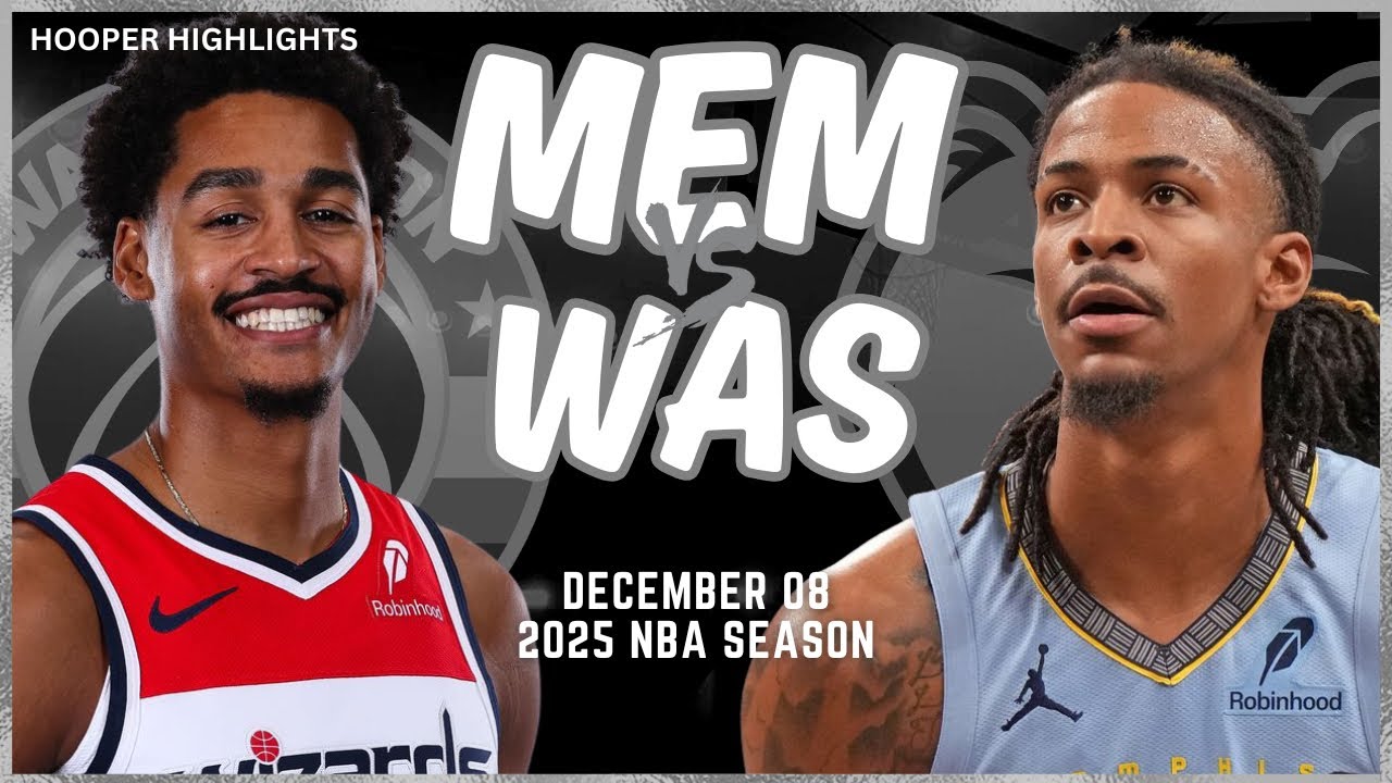 Memphis Grizzlies vs Washington Wizards Full Game Highlights | Dec 8 | 2025 NBA Season
