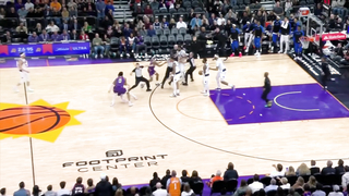 PUNCHES THROWN in Mavericks vs. Suns: Nurkic, Marshall & Washington all ejected