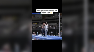 This guy made history #calisthenics #strength #gymnastics #viral #sports #ParisOlympics2024 #Olympics #