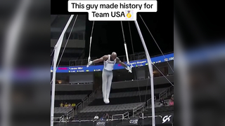 This guy made history #calisthenics #strength #gymnastics #viral #sports #ParisOlympics2024 #Olympics #
