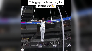 This guy made history #calisthenics #strength #gymnastics #viral #sports #ParisOlympics2024 #Olympics #