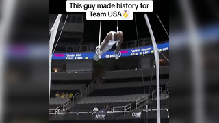 This guy made history #calisthenics #strength #gymnastics #viral #sports #ParisOlympics2024 #Olympics #