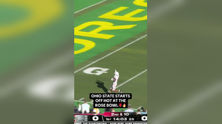 JEREMIAH SMITH STRIKES FIRST‼ #cfbpostseason #football #ohiostate #oregon #cfb #football #cfp