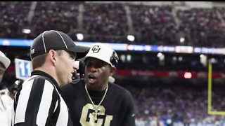 Deion's Frustration: 36-14 CU Loss to BYU Coach Prime Deion Sanders' frustration erupts after a defensive holding call during Colorado's 36-14 loss to Brigham Young. This is what he said to the ref! Follow for more #deionsanders #coloradofootball #shorts 