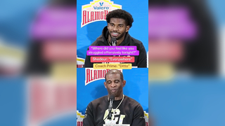 Shedeur keepin it real (via @Colorado Buffaloes Football) #cfb #football #shedeursanders #deionsanders #colorado