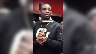 Deion sanders post game Alamo bowl #alamobowl #deionsanders #travishunter