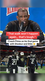 Coach Prime reflects on his final game with his sons (via @Colorado Buffaloes Football, @Deion Sanders Jr, Well Off Forever/YT) #cfb #football #colorado #deionsanders #shedeursanders