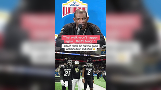Coach Prime reflects on his final game with his sons (via @Colorado Buffaloes Football, @Deion Sanders Jr, Well Off Forever/YT) #cfb #football #colorado #deionsanders #shedeursanders