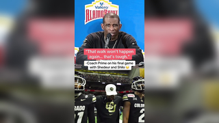 Coach Prime reflects on his final game with his sons (via @Colorado Buffaloes Football, @Deion Sanders Jr, Well Off Forever/YT) #cfb #football #colorado #deionsanders #shedeursanders