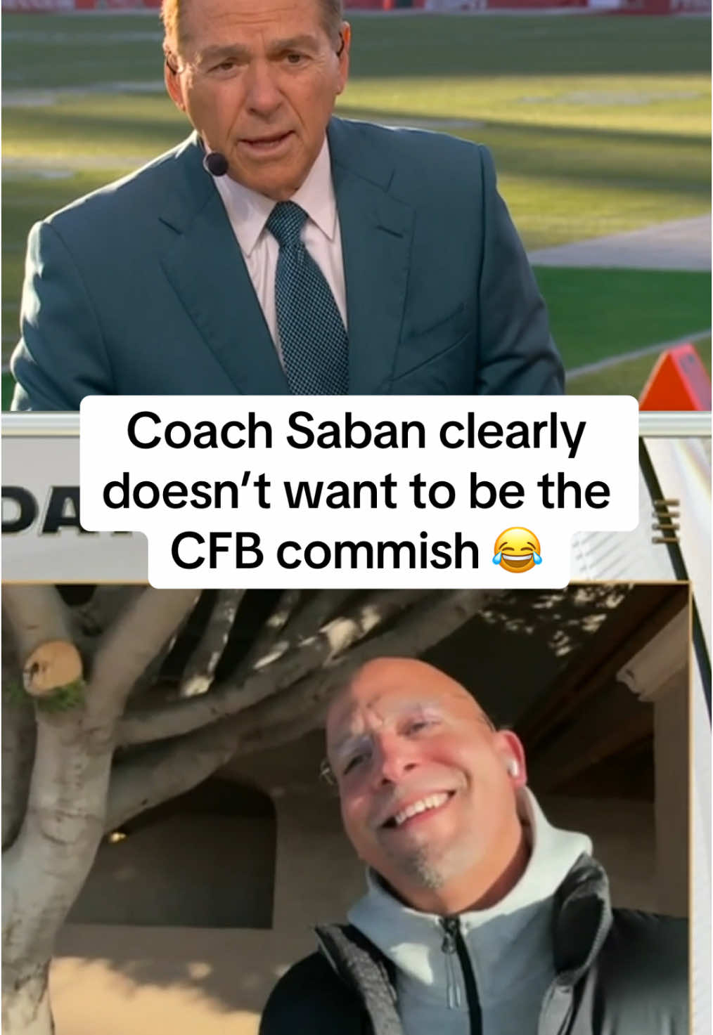 Nick Saban’s Jokes for James Franklin on College GameDay