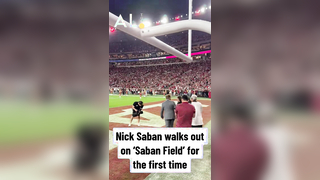 Nick Saban Welcomes Ms. Terry to Saban-Field
