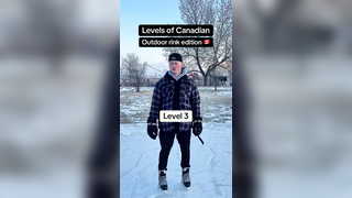 Outdoor Hockey Vibes in Canada (via Brady Huber)