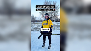 Outdoor Hockey Vibes in Canada (via Brady Huber)