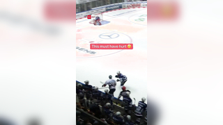 Close Call on the Ice: Back in Action Quickly!