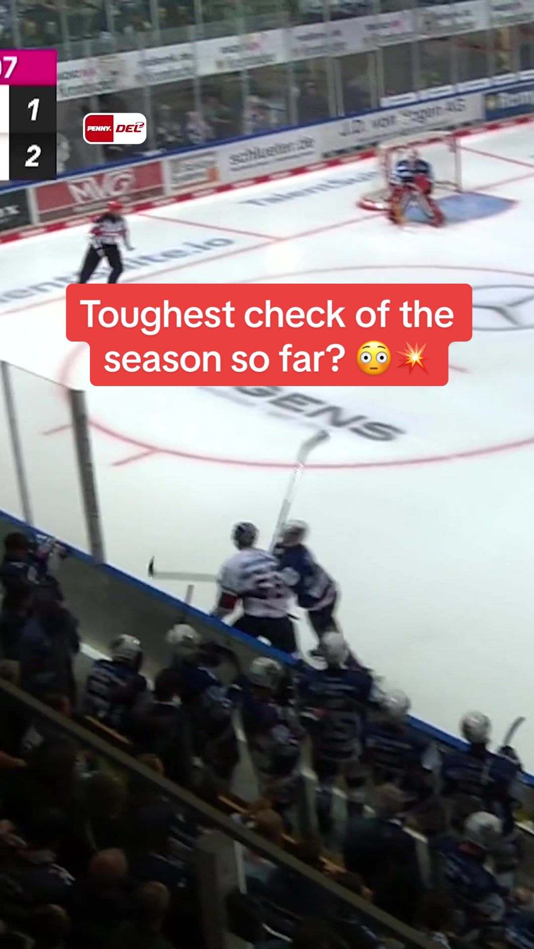 Close Call on the Ice: Back in Action Quickly!