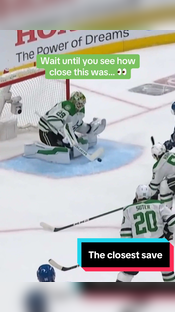 Closest Save of 2024 in the NHL