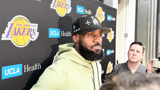 LeBron James & JJ Redick react to D'Angelo Russell trade to Nets for Finney-Smith
