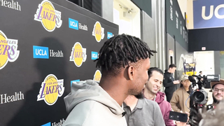 LeBron James & JJ Redick react to D'Angelo Russell trade to Nets for Finney-Smith