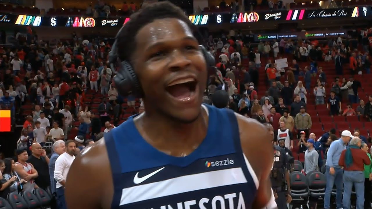 Anthony Edwards FINED $100,000 for saying "I don't do overtime so f**k it" on live TV ????