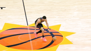 Devin Booker shoves Cam Spencer for trying to snatch the ball and everyone gets involved ????
