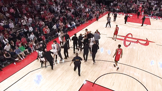 Tyler Herro and Amen Thompson HUGE FIGHT and 6 get ejected ????