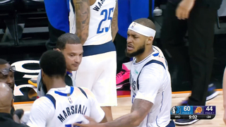 Naji Marshall throws punch at Jusuf Nurkic for shoving him in the face ????