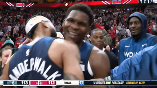 Anthony Edwards hits CRAZY game winner vs Rockets after being down 16 ????