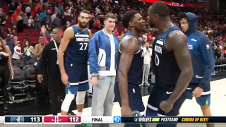 Anthony Edwards hits CRAZY game winner vs Rockets after being down 16 ????