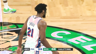 Joel Embiid FINED $75,000 for 'up yours' celly to Celtics crowd and DX Chop ????